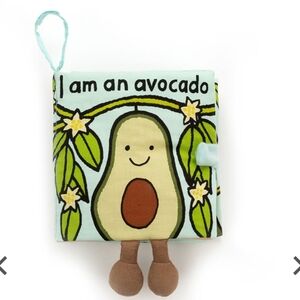 Jelly Cat Crinkle Avocado Book Retired